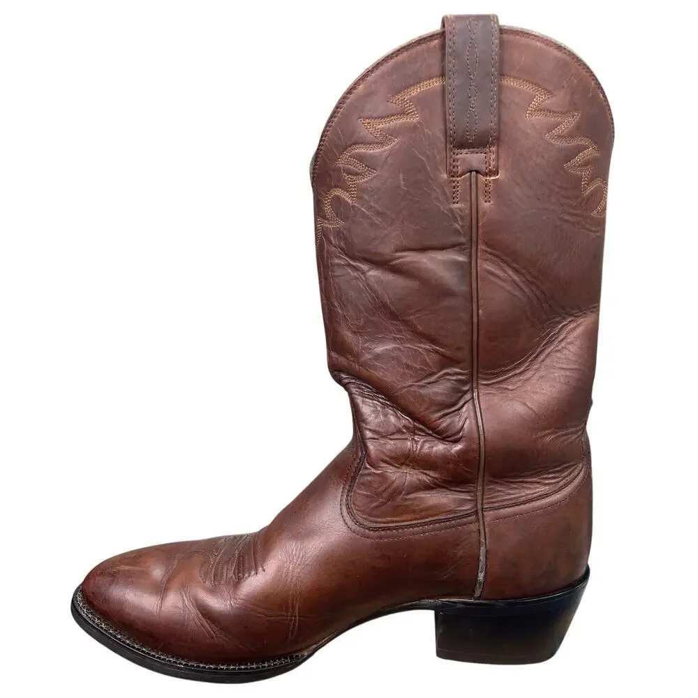 Ariat Men’s Heritage Brown Leather Western Cowboy Boots Size US 13 D